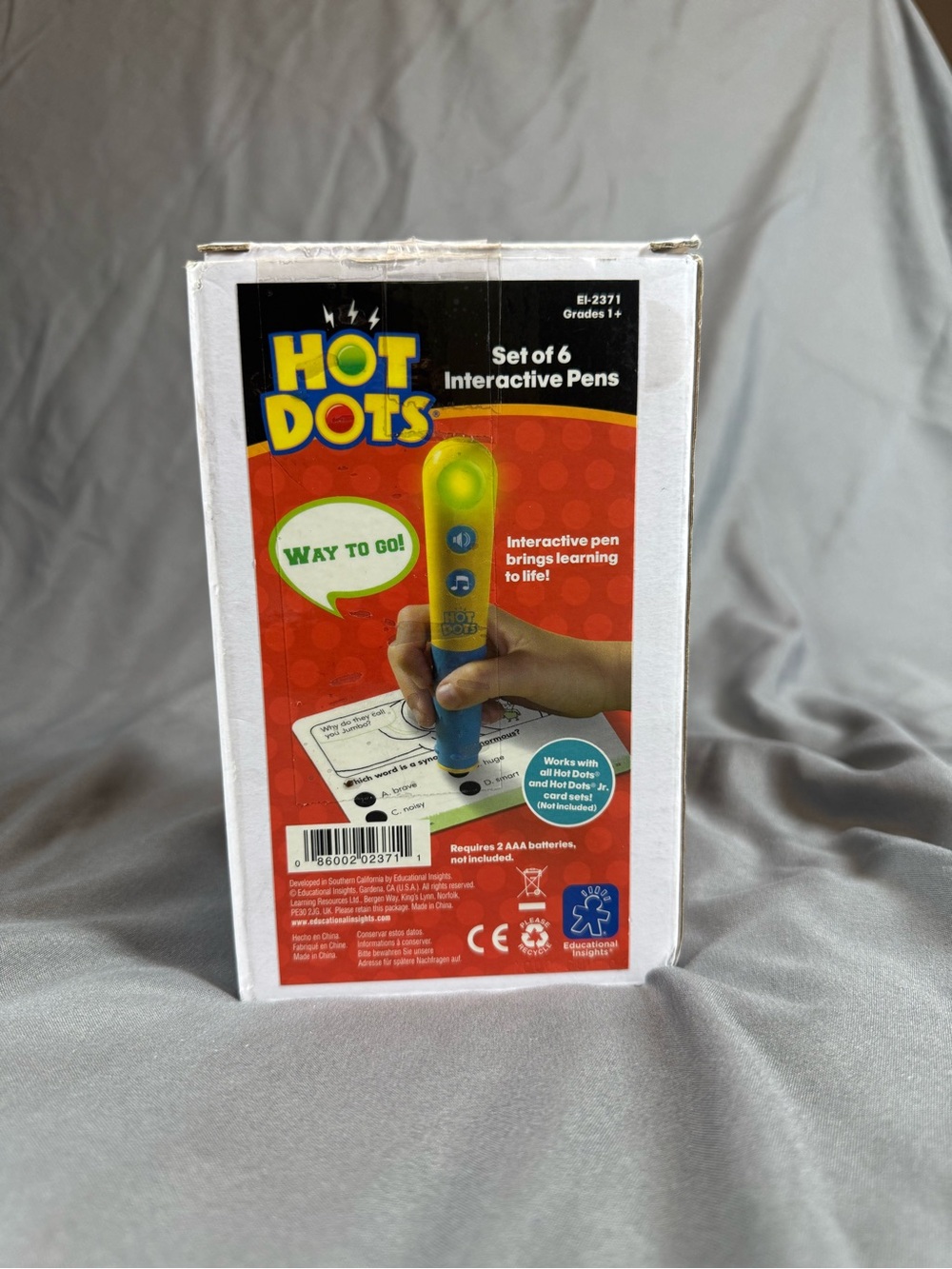 Interactive Learning Pen - Yellow and Blue